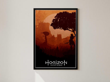 Horizon Zero Dawn Gaming Poster, Video Game Wall Art (Digital Download)
