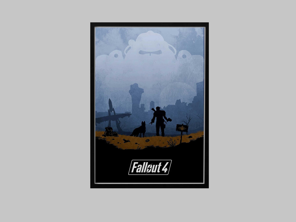Fallout 4 Art Print, Post-Apocalyptic Wall Decor (Digital Download)