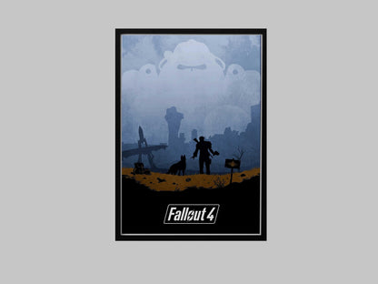 Fallout 4 Art Print, Post-Apocalyptic Wall Decor (Digital Download)