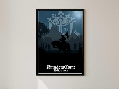 Kingdom Come Deliverance Art Print, Minimalist Gaming Poster