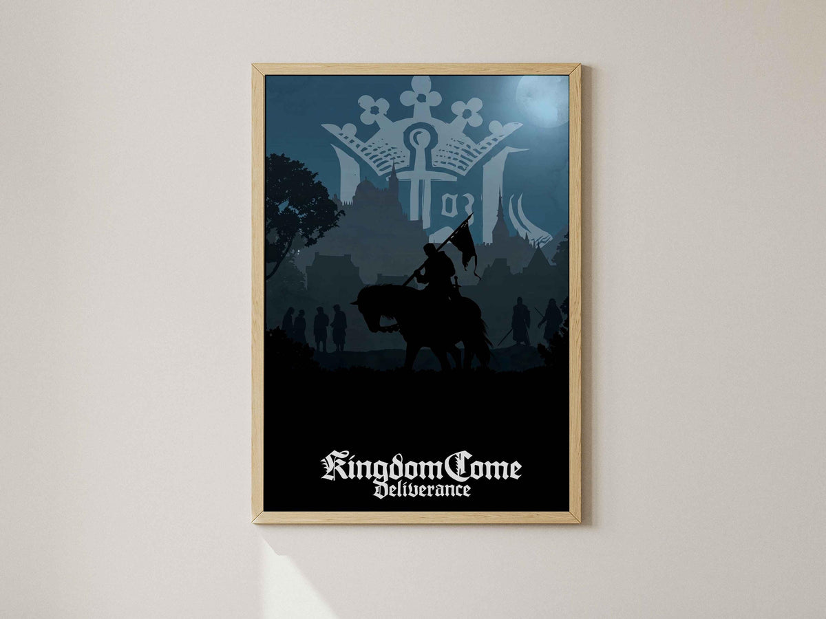 Kingdom Come Deliverance Art Print, Minimalist Gaming Poster